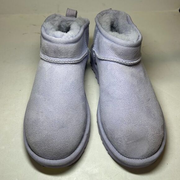 UGG Womens 8 M Light Purple Lined Ultra Mini Ankle Booties Display HU8 - Picture 3 of 7